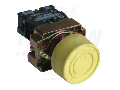 Buton galben,cu protectie de cauciuc NYGBP51S 1NO, 3A/240V AC, IP55
