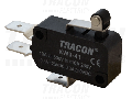 Microantrerupator cu tija-arc si rola KW3-41 1CO 10(3)A/230V, 15mm, 6,3x0,8 mm, IP00