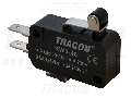 Microantrerupator cu tija-arc si rola KW3-45 1CO 10(3)A/230V, 15mm, 4,8x0,8 mm, IP00