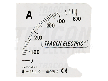 Cadran pentru aparatul de baza ACAM48-5 SCALE-AC48-1000/5A 0 - 1000 (2000) A