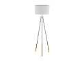 Lampa pardoseala BIDFORD brown, alb 220-240V,50/60Hz