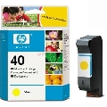 HP - Cartus cerneala HP 40 (Galben)