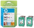 HP - Cartus cerneala HP 343 (Color - pachet dublu)