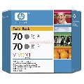 HP - Cartus cerneala HP 70 (Gri - pachet dublu)