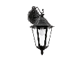 Lampa perete NAVEDO negru, silver-patina 220-240V,50/60Hz IP44