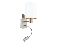 Lampa perete PASTERI satin nickel 220-240V,50/60Hz