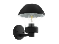 Lampa perete VERLUCCA negru 220-240V,50/60Hz IP44