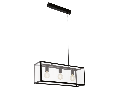 Lampa suspendata CHARTERHOUSE negru 220-240V,50/60Hz IP20