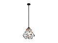 Lampa suspendata DREADFORT negru, copper 220-240V,50/60Hz