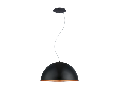 Lampa suspendata GAETANO 1 negru, copper 220-240V,50/60Hz IP20