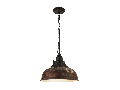 Lampa suspendata GRANTHAM 1 antique-brown, beige 220-240V,50/60Hz IP20