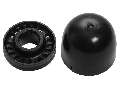 Capac polietilena cu intrare cablu pt. catarg D50/60mm,negru
