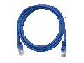 Patchcablu Cat.6 ecranat RJ45 albastru 0,5m