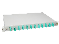 Splicebox, 12 fibre,SC,50/125m OM3, culisant,19\