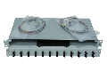 Splicebox, 12 fibre,ST,50/125m OM3, culisant,19\