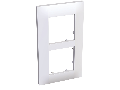 Altira - cover frame - 2 gangs vertical - white - 57 mm