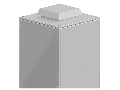 Grilaj Evacuare Acoperis - Profil 228X228Mm - Dim. Ext. 90X340X340Mm - Ip54