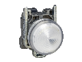 Lampa Pilot Completa Alba Ø 22, Lentila Simpla, Led Integral 110 - 120V