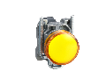 Lampa Pilot Completa Portocalie Ø22, Lentila Simpla, Led Integral 110 - 120 V