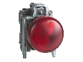 Lampa pilot complet rosie 22 lentile netede cu LED integral 230 - 240V