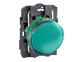 Lampa Pilot Rotunda  22 - Ip65 - Verde - Baza Ba 9S - 250 V - Papuci