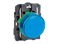 Lampa Completa Albastra 22 Lentile Plate Pentru Bec Ba9S =250V
