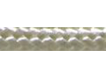 Cordon flexibil 2x0.5 izolatie cu manta textila decorativa Alb perla -rola 30ml