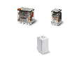 Releu de putere miniatural - 2 contacte, 12 A, C (contact comutator), 110 V, Standard, C.C., AgNi, Fi?abil, Niciuna