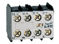 Contact auxiliar FOR REVERSING AND CHANGEOVER ASSEMBLIES. SCREW TERMINALS., FOR BG SERIES MINI-CONTACTORS, 1NO + 1NC