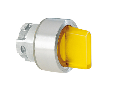 Selector luminos, 22MM 8LM METAL SERIES, 2 Pozitii, 0 - 1. BLUE