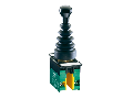 JOYSTICK, Ø22MM 8LM METAL SERIES, WITHOUT Interblocaj mecanic. COMPLETE WITH AUXILIRY CONTACT, INSTABLE, 2 NO Contact auxiliarS