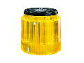 BLINKING LIGHT MODULE. Ø70MM. BA15D FITTING, YELLOW, 110…120VAC
