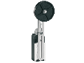 Limitator de cursa, K SERIES, ADJUSTABLE ROLLER LEVER, 1 BOTTOM CABLE ENTRY. DIMENSIONS TO EN 50047, PLASTIC BODY, CONTACTS 1NO+1NC SNAP ACTION. RUBBER ROLLER WITH OFFSET ALIGNMENT