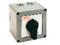 Intrerupator rotativ cu came, GX SERIES, P VERSION IN ENCLOSURE WITH ROTATING HANDLE. CHANGEOVER SWITCH, tripolarS - SCHEME 53, 16A