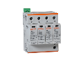 SURGE PROTECTION DEVICE TYPE 1 AND 2 WITH PLUG-IN CARTRIDGE, IEC IMPULSE CURRENT IIMP (10/350?S) 12.5KA PER POLE, 4P. Cu contact comanda de la distanta