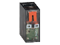 Releu in miniatura cu indicator led si actionare mecanica, 48VDC, 16A, 2C/O CONTACT. fixare in soclu 20 HR5XS2...