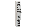 SOCKET FOR RELAY FOR FITTING ON DIN RAIL OR SCREWS, SPRING TERMINALS