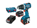 Masina de insurubat cu acumulatori Bosch GSR 14,4-2-LI Plus cu 2 acu. 4,0 Ah si L-BOXX