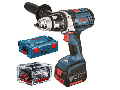 Masina de insurubat cu acumulatori Bosch GSR 14,4 VE-2-LI, 2 Acu x 4.0 Ah, L-Boxx