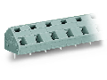 PCB terminal block; 2.5 mm; Pin spacing 10/10.16 mm; 3-pole; CAGE CLAMP; commoning option; 2,50 mm; gray