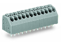 PCB terminal block; push-button; 1.5 mm; Pin spacing 3.5 mm; 21-pole; Push-in CAGE CLAMP; 1,50 mm; gray
