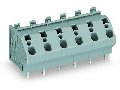 PCB terminal block; 4 mm; Pin spacing 10 mm; 4-pole; CAGE CLAMP; commoning option; 4,00 mm; gray
