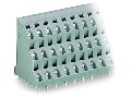 Triple-deck PCB terminal block; 2.5 mm; Pin spacing 7.5 mm; 3 x 12-pole; CAGE CLAMP; 2,50 mm; gray