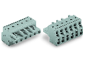 2-conductor female connector; 2.5 mm; Pin spacing 7.5 mm; 4-pole; 2,50 mm; gray