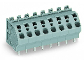 PCB terminal block; 4 mm; Pin spacing 7.5 mm; 10-pole; CAGE CLAMP; commoning option; 4,00 mm; gray