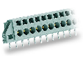 PCB terminal block; 2.5 mm²; Pin spacing 5 mm; 5-pole; CAGE CLAMP®; clamping collar; 2,50 mm²; gray