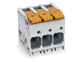 PCB terminal block; lever; 16 mm; Pin spacing 10 mm; 12-pole; Push-in CAGE CLAMP; 16,00 mm; gray
