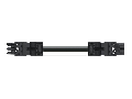 pre-assembled interconnecting cable; Eca; Socket/plug; 3-pole; Cod. A; H05VV-F 3G 1.5 mm; 1 m; 1,50 mm; white