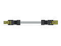 pre-assembled interconnecting cable; Eca; Socket/plug; 3-pole; Cod. B; 5 m; 1,50 mm�; light green