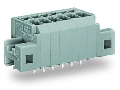 PCB terminal block; 1.5 mm; Pin spacing 3.5 mm; 9-pole; CAGE CLAMP; clamping collar; 1,50 mm; gray